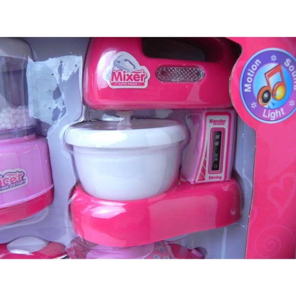 Hello Candy House Hold Set Pretend Play‎ Lights Motion Sound Kitchen Appliances - Picture 5 of 10